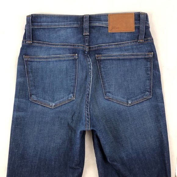 J. Crew Sz 26 Lookout High Rise Skinny Cotton Stretch Denim Jeans‎ - Picture 6 of 9